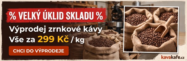 % VELKÝ ÚKLID SKLADU ☕