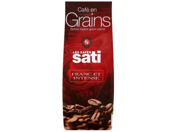 Les Cafés Sati Franc Et Intense zrnková káva 1kg