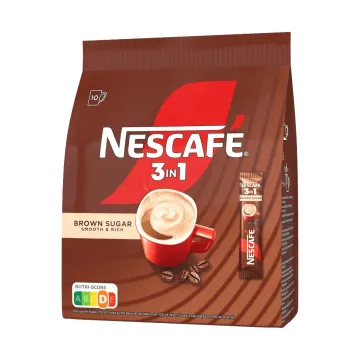 Nescafé 3in1 Brown Sugar instantní káva 10x16,5g
