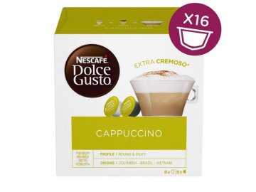 Nescafé Dolce Gusto Cappuccino kapsle, 8+8ks
