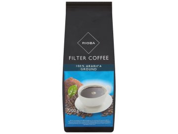Rioba Platinum 100% Arabica mletá káva 1kg
