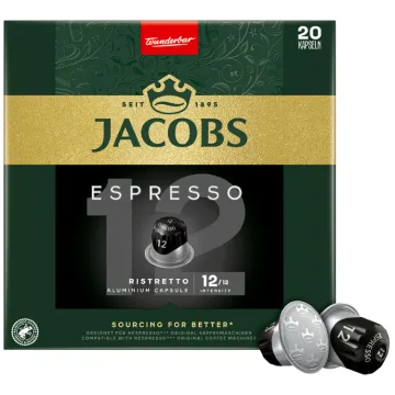 Jacobs Espresso Ristretto kapsle pro Nespresso 20ks (XL balení)