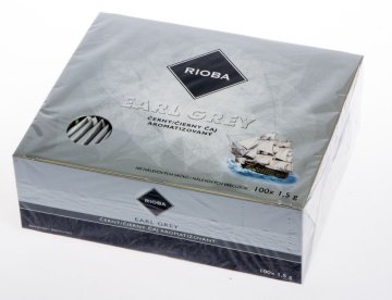 Rioba Earl Grey černý čaj 100ks x 1,5g