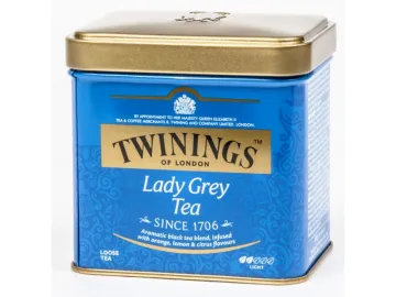 Twinings Lady Grey Tea sypaný aromatizovaný černý čaj plechovka 100g