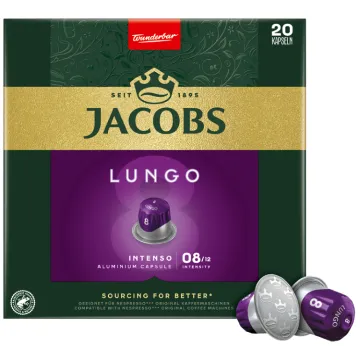 Jacobs Lungo Intenso kapsle pro Nespresso 20ks (XL balení)