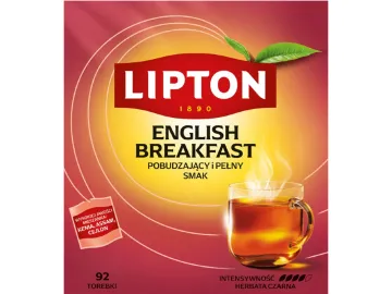 Lipton English Breakfast černý čaj 92x2g