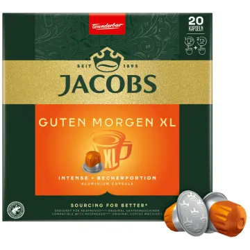 Jacobs Guten Morgen XL Intense kapsle pro Nespresso 20ks (XL balení)