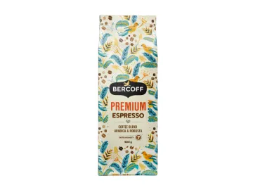 Bercoff Premium Espresso zrnková káva 500g