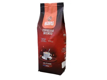 Les Cafés Sati Espresso Intenso zrnková káva 1kg