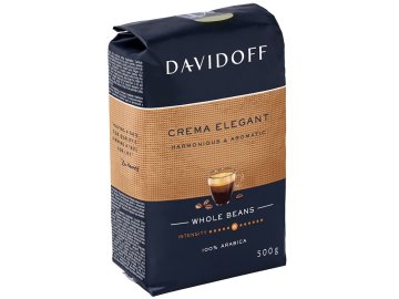 Davidoff Crema Elegant zrnková káva 500g