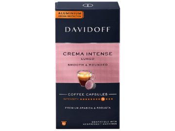 Davidoff Crema Intense Lungo hliníkové kapsle pro Nespresso 10ks