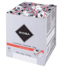 Rioba smetana do kávy 10% 240ks x 10g
