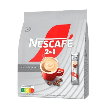 Nescafé 2in1 Unsweetened Taste instantní káva 10x8g