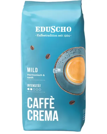 Eduscho Caffé Crema Mild zrnková káva 1kg