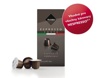 Rioba Espresso Forte kapsle pro Nespresso 10ks