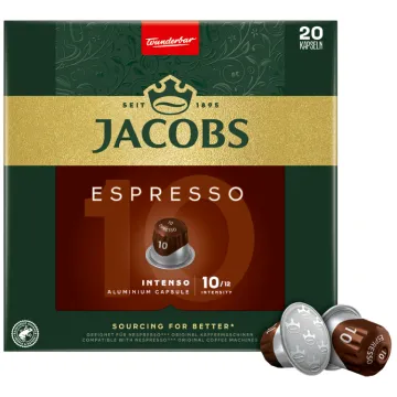Jacobs Espresso Intenso kapsle pro Nespresso 20ks (XL balení)