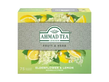 Ahmad Tea Elderflower & Lemon ovocno-bylinný čaj 75 x 1,8g