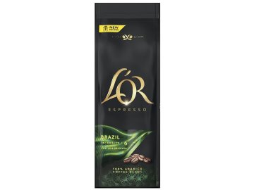 L'OR Espresso Brazil zrnková káva 500g
