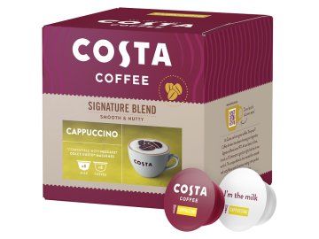 Costa Coffee Signature Blend Cappuccino kapsle 8+8ks pro Dolce Gusto