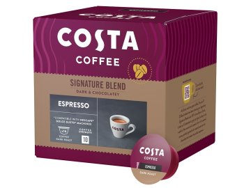 Costa Coffee Signature Blend Espresso kapsle 16ks pro Dolce Gusto