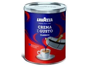 Lavazza Crema e Gusto Classico mletá káva plechovka 250g
