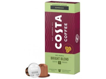 Costa Coffee Bright Blend Espresso kapsle pro Nespresso 10ks