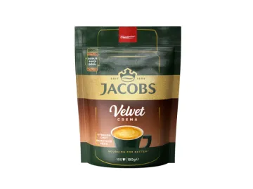 Jacobs Velvet Crema instantní káva sáček 180g